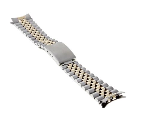 jubilee rolex band 14k pin style|Rolex steel band replacement parts.